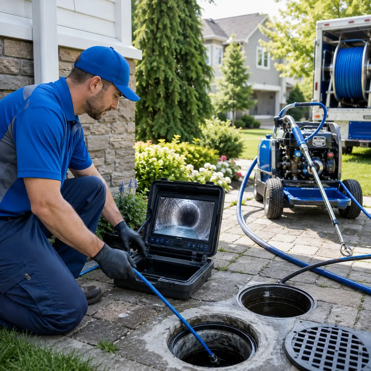 Outdoor drain cleaning professionals serving Hamilton, MI