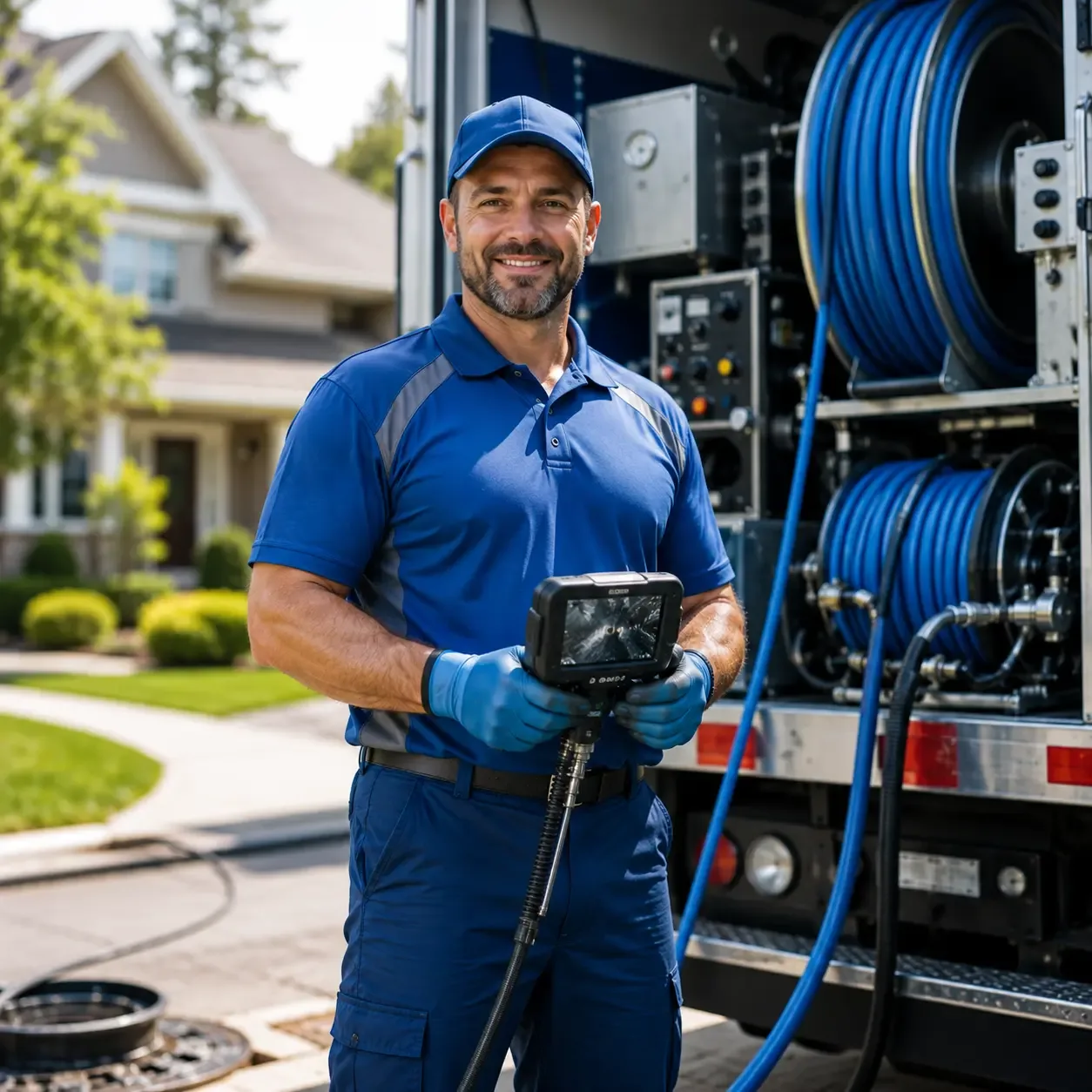 Local outdoor drain cleaning specialists in Hamilton, MI